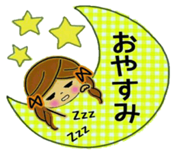 Pretty! Toque of girls sticker #9299863