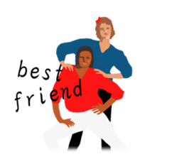 80's friends 2 sticker #9300232