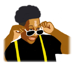 80's friends 2 sticker #9300252