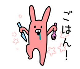 loose rabbit sticker life sticker #9300447