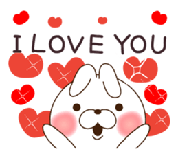 Dependent rabbit 2 sticker #9300796