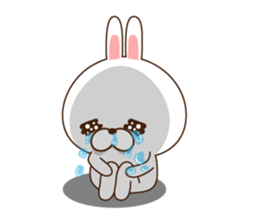Dependent rabbit 2 sticker #9300812