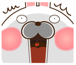 Dependent rabbit 2 sticker #9300815