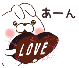 Dependent rabbit 2 sticker #9300821