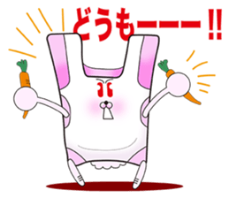 Plastic shopping bag rabbit -6 sticker #9301344