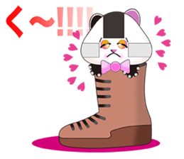 Plastic shopping bag rabbit -6 sticker #9301353