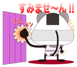 Plastic shopping bag rabbit -6 sticker #9301365