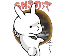 Rabbit in the hole sticker #9302243