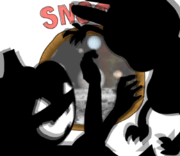 Rabbit in the hole sticker #9302250