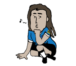 Legend soccer player sticker #9302616