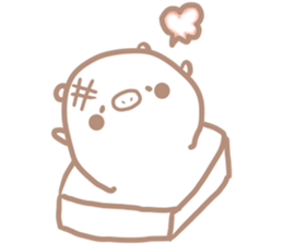 Winter Buta Manju sticker #9303084