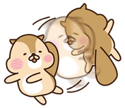 Lazy Squirrel vol.2 sticker #9303445