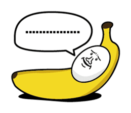Forcibly banana(English) sticker #9304081