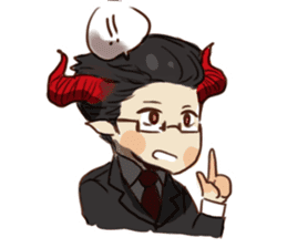 Demon Dad and the Dead Daughter sticker #9304274