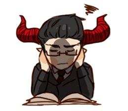 Demon Dad and the Dead Daughter sticker #9304280
