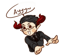 Demon Dad and the Dead Daughter sticker #9304282