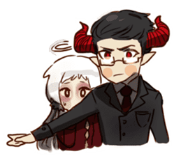Demon Dad and the Dead Daughter sticker #9304286