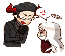 Demon Dad and the Dead Daughter sticker #9304287