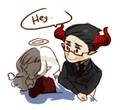 Demon Dad and the Dead Daughter sticker #9304289