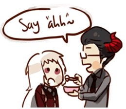 Demon Dad and the Dead Daughter sticker #9304293