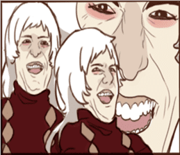 Demon Dad and the Dead Daughter sticker #9304294