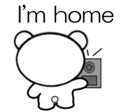 Bear is cute ! (Everyday life) [English] sticker #9304437