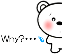 Bear is cute ! (Everyday life) [English] sticker #9304443