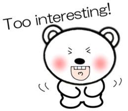 Bear is cute ! (Everyday life) [English] sticker #9304453