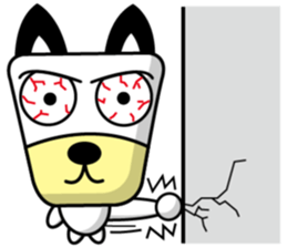 Trapezoidal Dog 4 ( English ) sticker #9304867