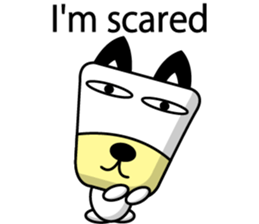 Trapezoidal Dog 4 ( English ) sticker #9304869