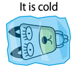 Trapezoidal Dog 4 ( English ) sticker #9304870