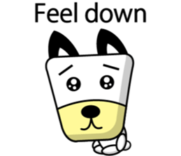 Trapezoidal Dog 4 ( English ) sticker #9304872