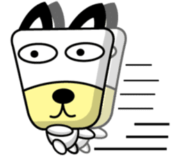 Trapezoidal Dog 4 ( English ) sticker #9304880