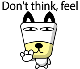 Trapezoidal Dog 4 ( English ) sticker #9304899