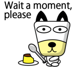 Trapezoidal Dog 4 ( English ) sticker #9304902