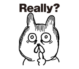 Sick rabbit(English) sticker #9304945