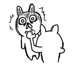 Sick rabbit(English) sticker #9304952