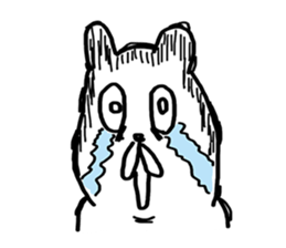 Sick rabbit(English) sticker #9304954