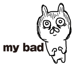 Sick rabbit(English) sticker #9304955