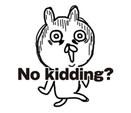 Sick rabbit(English) sticker #9304958