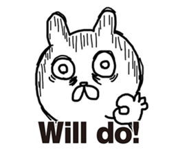 Sick rabbit(English) sticker #9304960