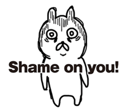 Sick rabbit(English) sticker #9304961