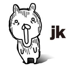 Sick rabbit(English) sticker #9304964