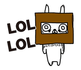 Sick rabbit(English) sticker #9304973
