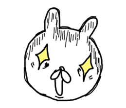 Sick rabbit(English) sticker #9304975