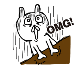 Sick rabbit(English) sticker #9304981