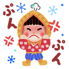 pretty snow child sticker #9305010