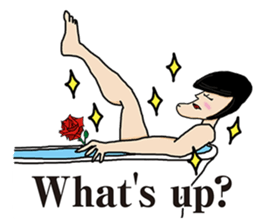 Narcissist Ogawa-kun(English) sticker #9305193