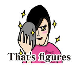 Narcissist Ogawa-kun(English) sticker #9305194