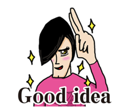 Narcissist Ogawa-kun(English) sticker #9305203